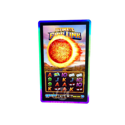 Curved Slot Machine Touch Screen LCD Monitor 32 Inch With Lights