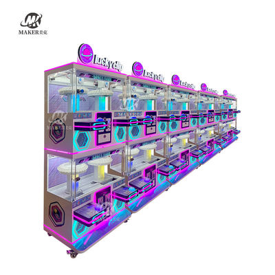 Key Ring Claw crane Machine Personal Prize Clip Clamp Machine Coin Operated 4 Players